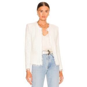 IRO‎ Paris Womens Open Cardigan Fringe Sweater Size 40 US 6 Shavani Jacket $395